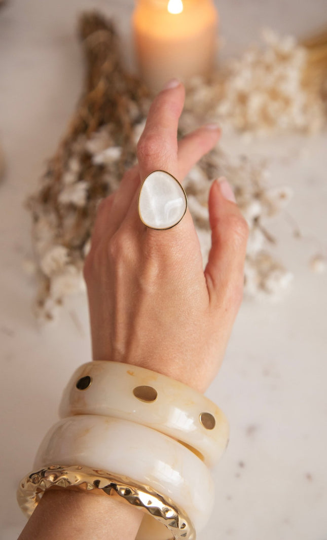Caia White - Ring - ellemilla