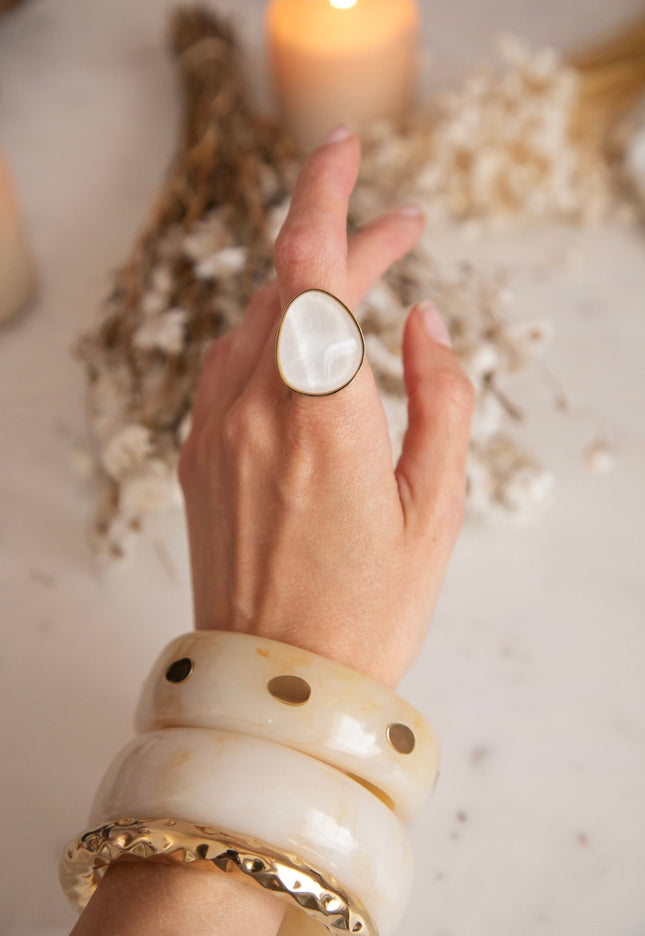 Caia White - Ring - ellemilla