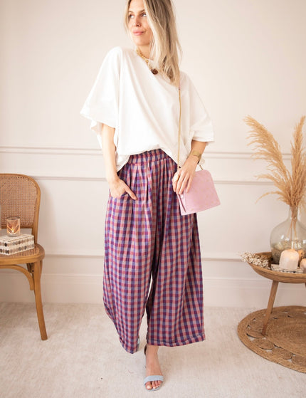 Candy Check Pink - Broek - ellemilla