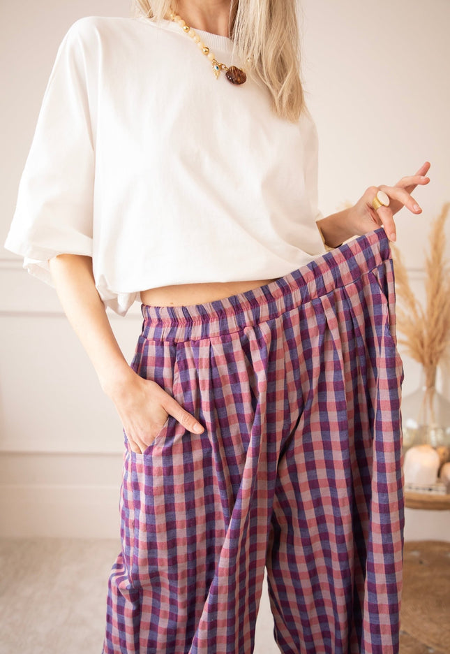 Candy Check Pink - Broek - ellemilla
