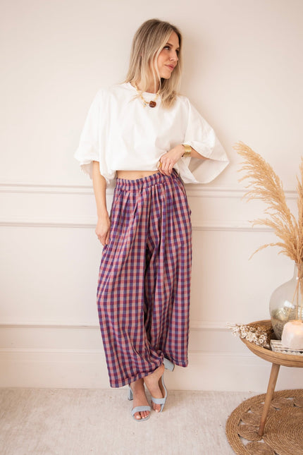 Candy Check Pink - Broek - ellemilla