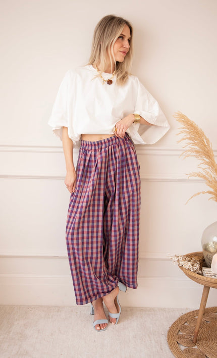 Candy Check Pink - Broek - ellemilla