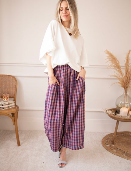 Candy Check Pink - Broek - ellemilla