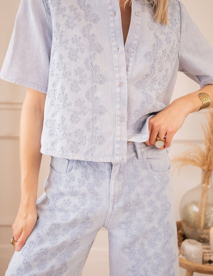 Chrissy Grace Soft Blue - Short - ellemilla