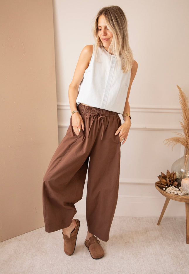Cloud Walk Brown - Broek - ellemilla