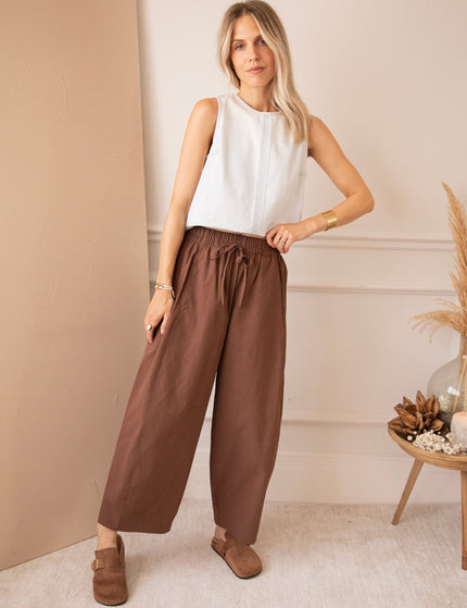 Cloud Walk Brown - Broek - ellemilla