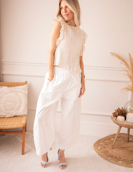 Cloud Walk White - Broek - ellemilla