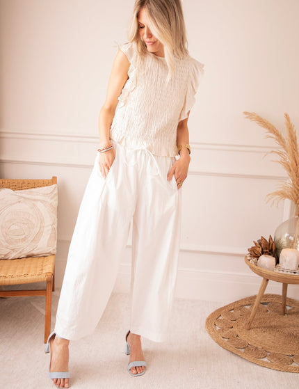 Cloud Walk White - Broek - ellemilla