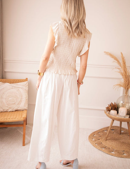Cloud Walk White - Broek - ellemilla