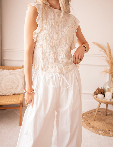 Cloud Walk White - Broek - ellemilla