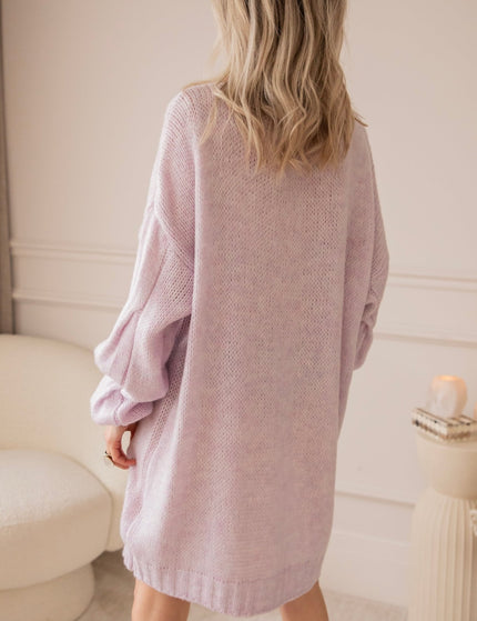 Coco Cable Lila - Sweater Dress - ellemilla