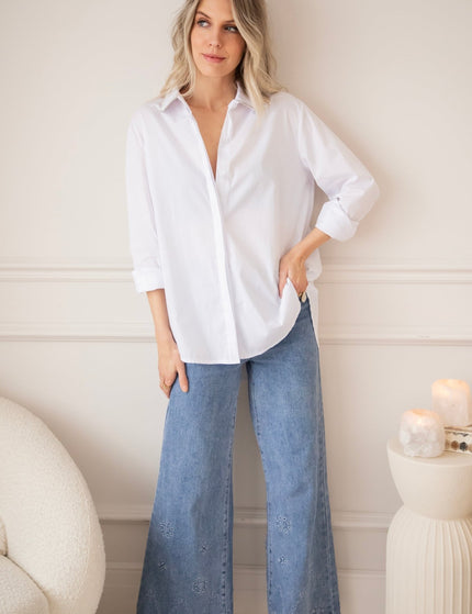 Collar Glow White - Blouse - ellemilla