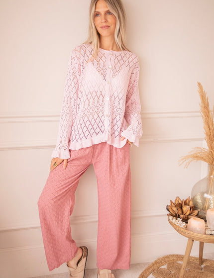 Crochet Charm Baby Pink - Vest - ellemilla