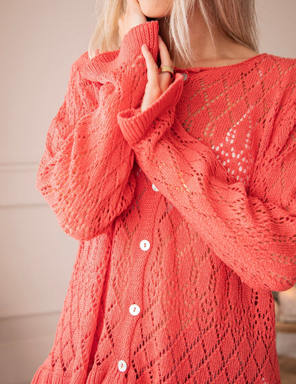 Crochet Charm Raspberry - Vest - ellemilla