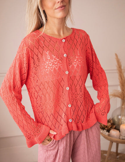 Crochet Charm Raspberry - Vest - ellemilla