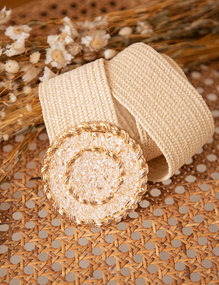 Crystal Circle Beige - Riem - ellemilla