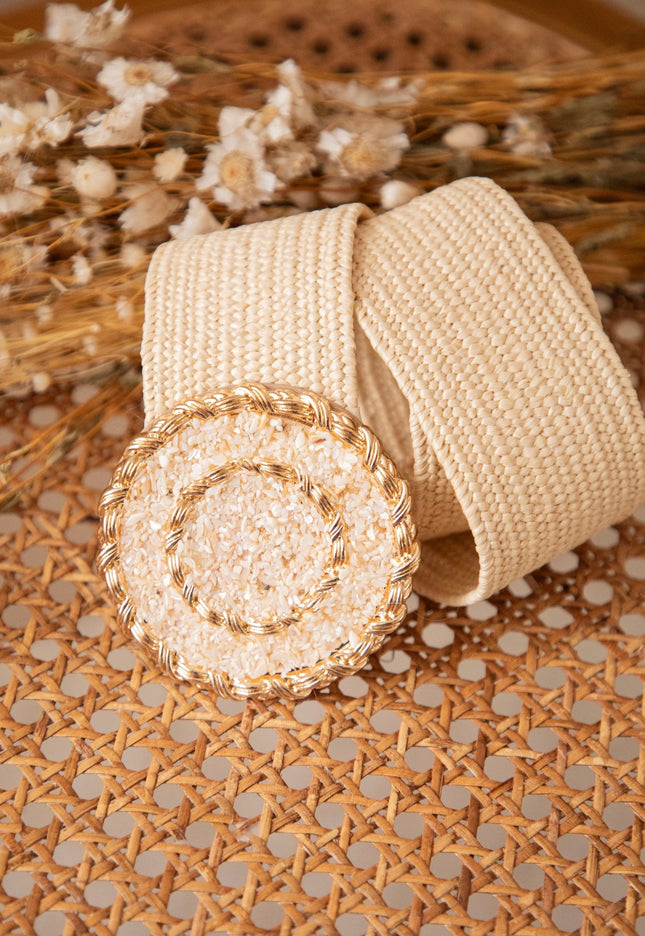 Crystal Circle Beige - Riem - ellemilla