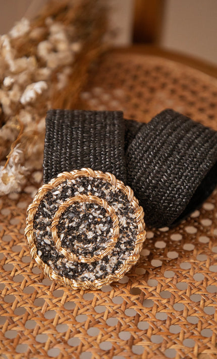 Crystal Circle Black - Riem - ellemilla