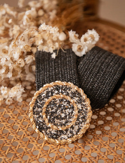 Crystal Circle Black - Riem - ellemilla