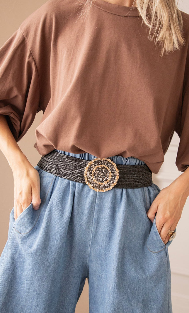 Crystal Circle Black - Riem - ellemilla