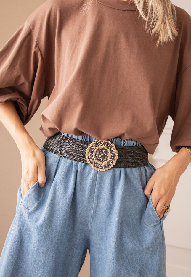 Crystal Circle Black - Riem - ellemilla
