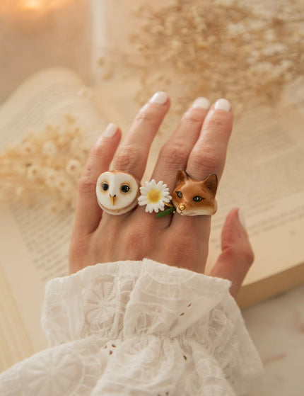 Daisy White - Ring - ellemilla