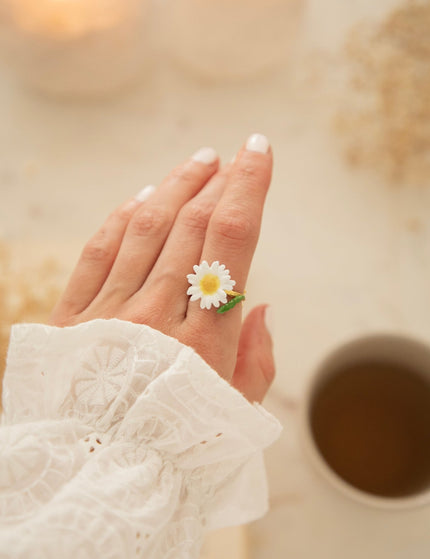 Daisy White - Ring - ellemilla