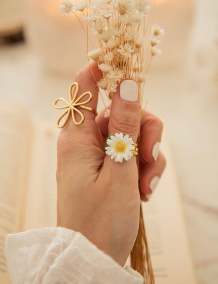 Daisy White - Ring - ellemilla