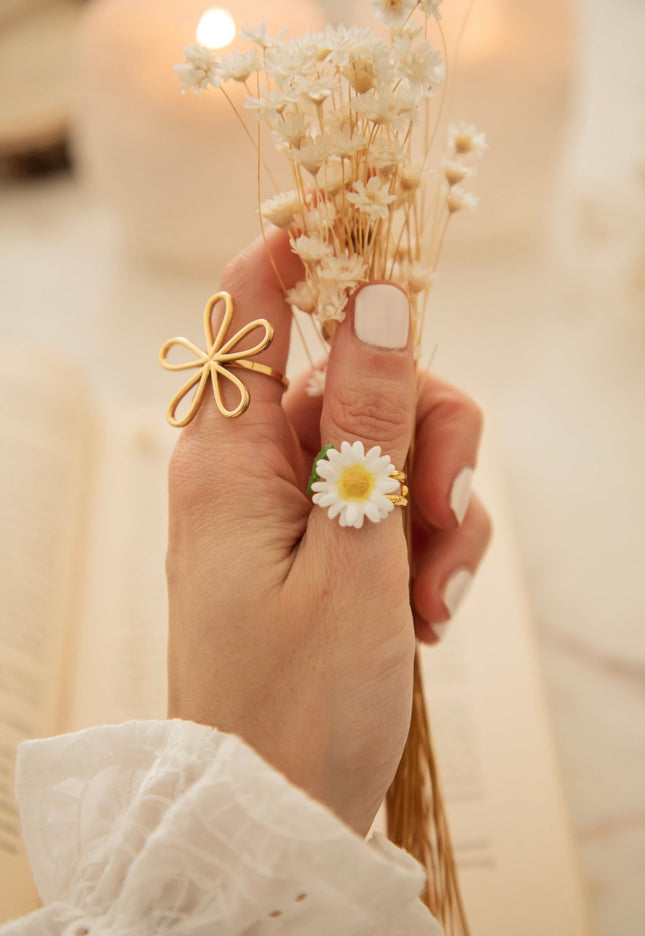 Daisy White - Ring - ellemilla