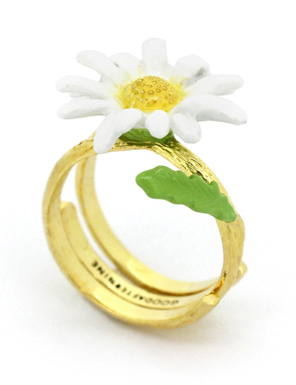 Daisy White - Ring - ellemilla