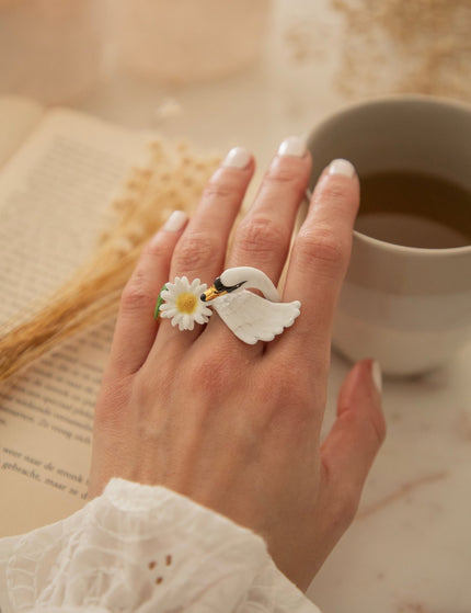 Daisy White - Ring - ellemilla