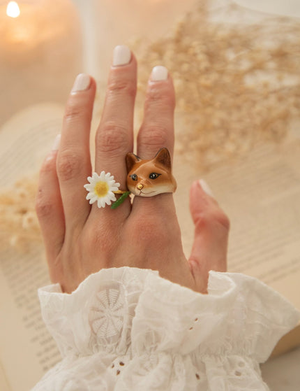 Daisy White - Ring - ellemilla