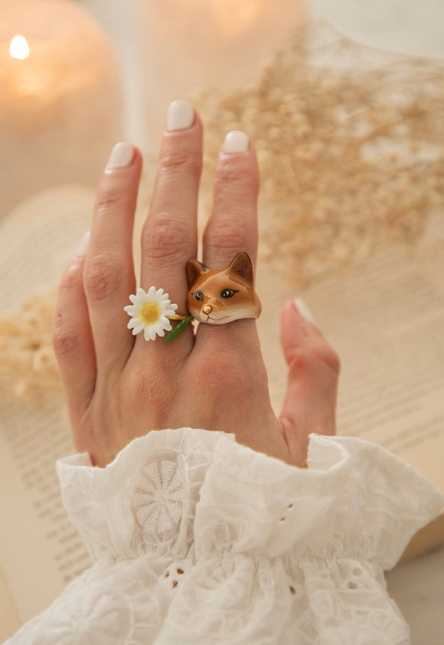 Daisy White - Ring - ellemilla
