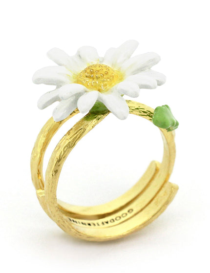 Daisy White - Ring - ellemilla