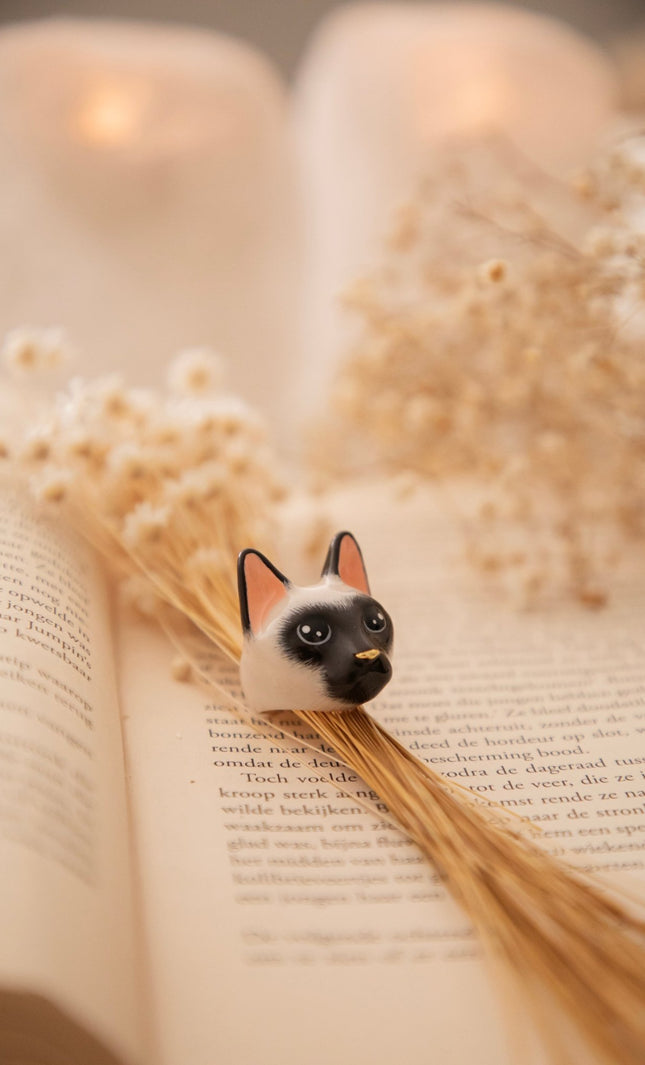 Dalah Cat Beige/Black - Ring - ellemilla