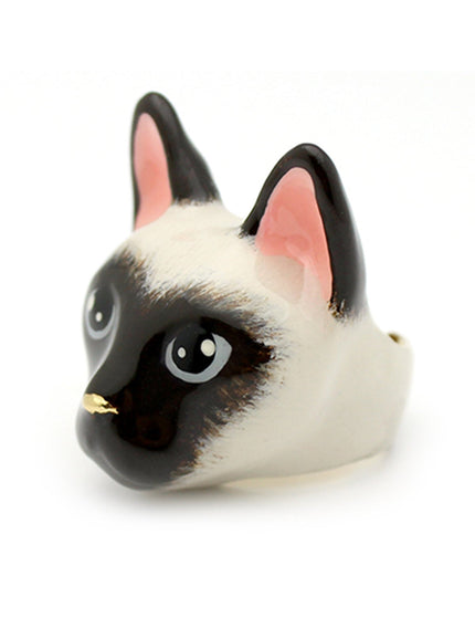 Dalah Cat Beige/Black - Ring - ellemilla