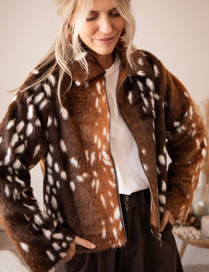 Deer Darling Brown - Jacket - ellemilla