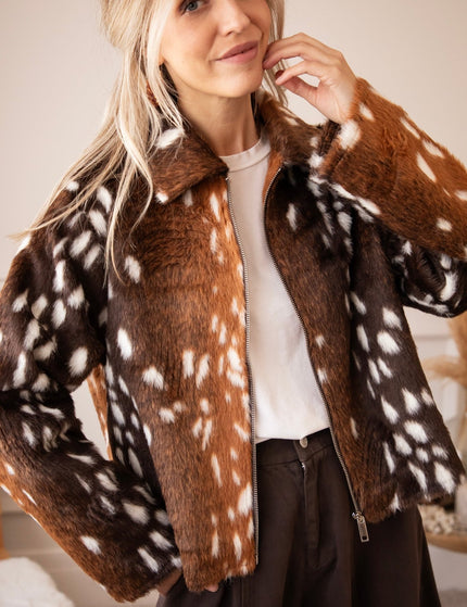 Deer Darling Brown - Jacket - ellemilla