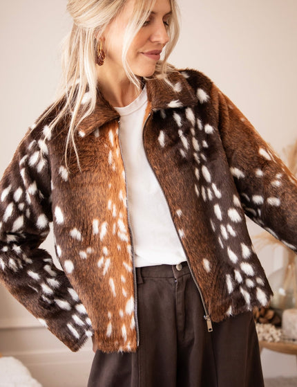 Deer Darling Brown - Jacket - ellemilla