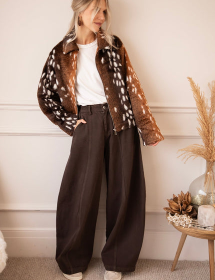 Deer Darling Brown - Jacket - ellemilla