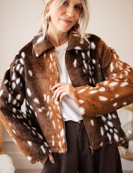 Deer Darling Brown - Jacket - ellemilla