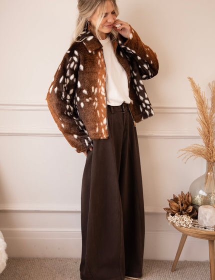 Deer Darling Brown - Jacket - ellemilla