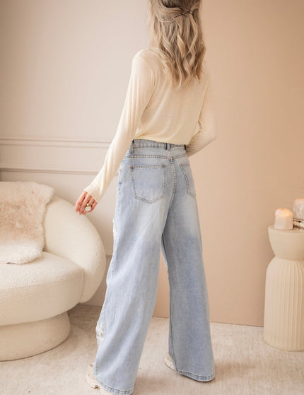 Delilah Lace Blue - Jeans - ellemilla