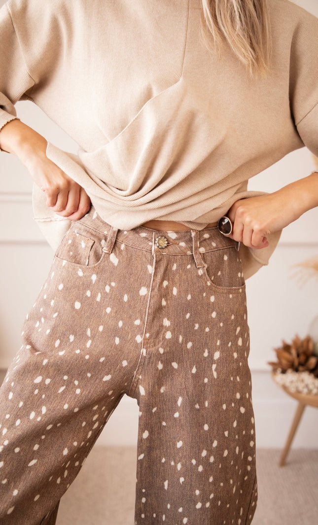 Diana Deer Chestnut - Jeans - ellemilla