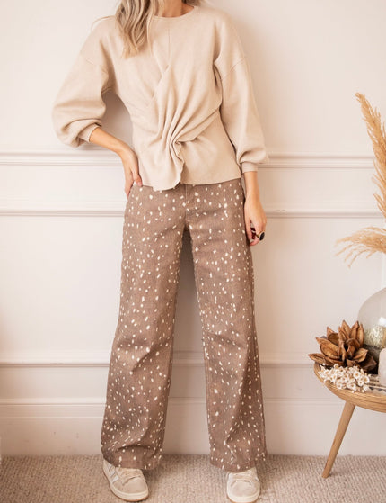 Diana Deer Chestnut - Jeans - ellemilla