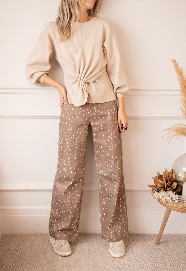 Diana Deer Chestnut - Jeans - ellemilla