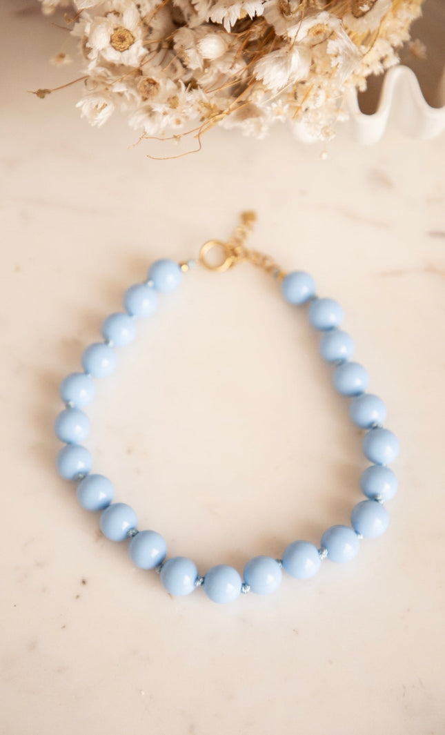 Dolce Bead Baby Blue - Ketting - ellemilla