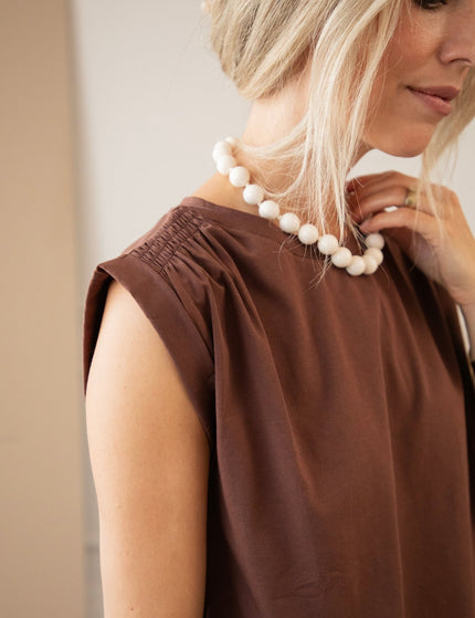 Dolce Bead Off White - Ketting - ellemilla