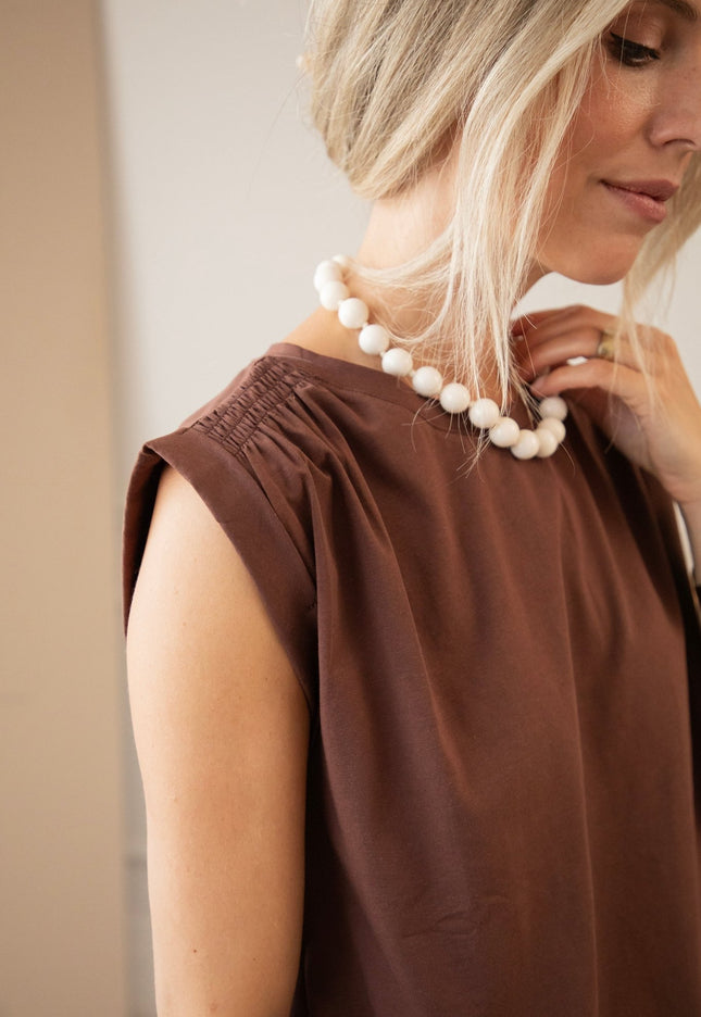 Dolce Bead Off White - Ketting - ellemilla