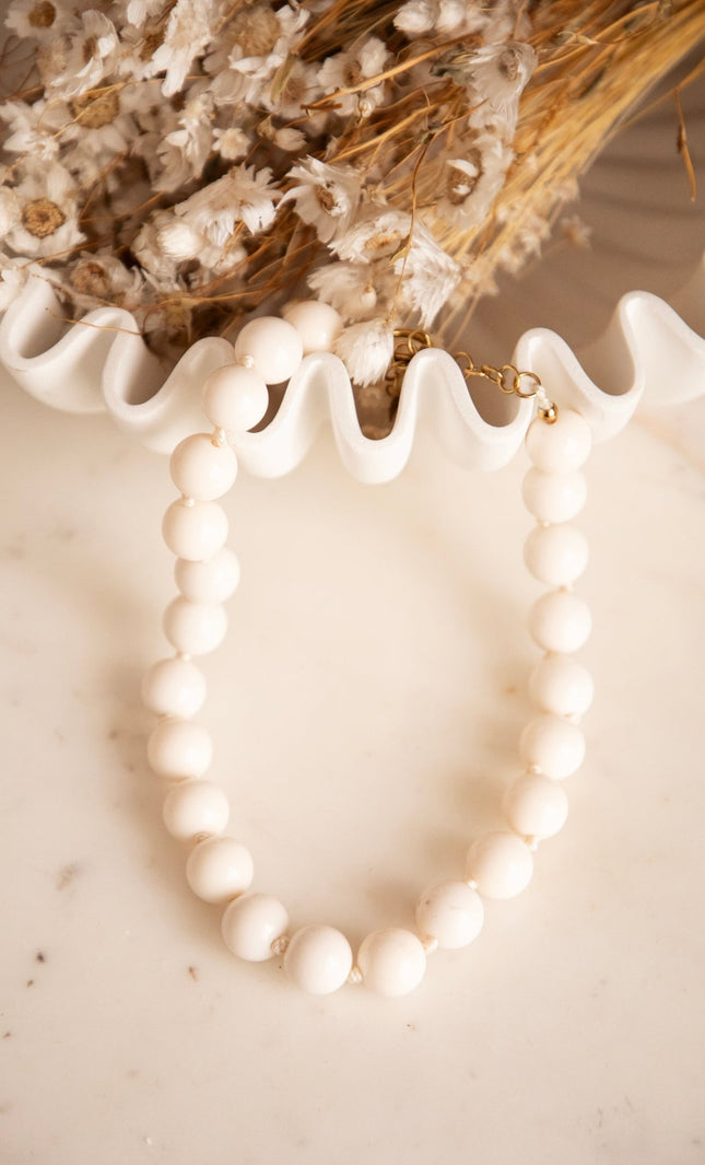 Dolce Bead Off White - Ketting - ellemilla
